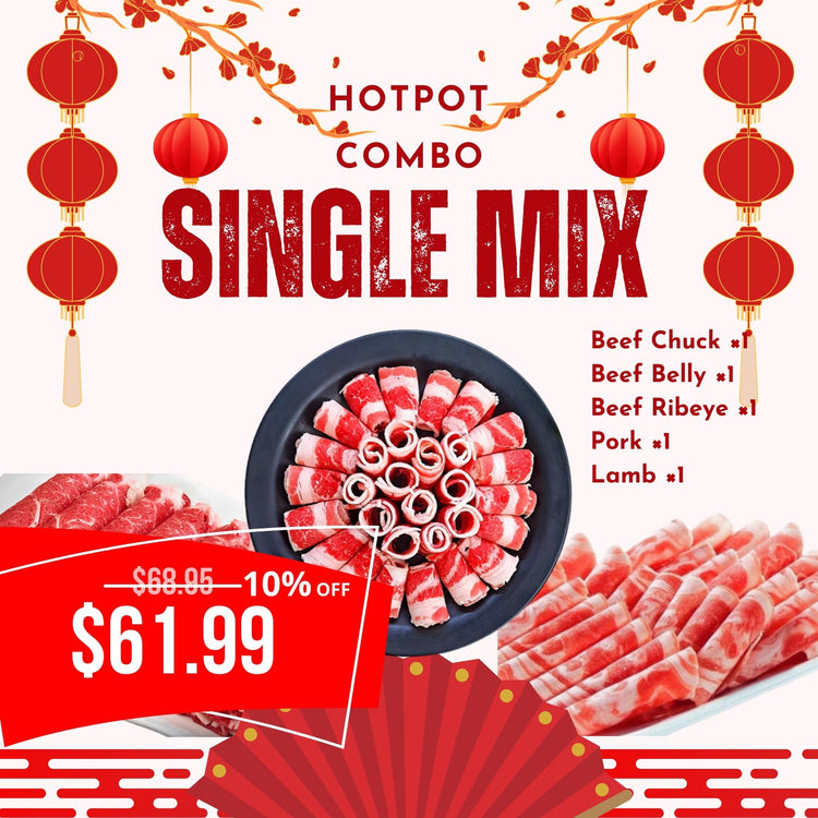 Shabu Shabu (Hot pot) Combo 1 - Single Mix